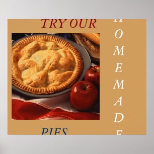 PIE ART POSTER MENU TOEPASSEN