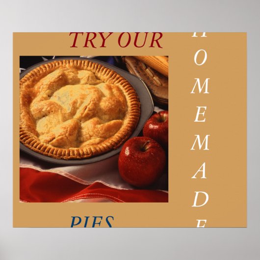 PIE ART POSTER MENU TOEPASSEN (Voorkant)