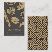 Pie Baker Bread Bakery Moderne Eenvoudige hedendaa Visitekaartje (Voorkant / Achterkant)