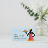 Pie Baker visitekaartjes (Staand voorkant)