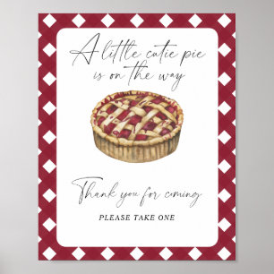 Pie - Bedankt voor het komen Poster