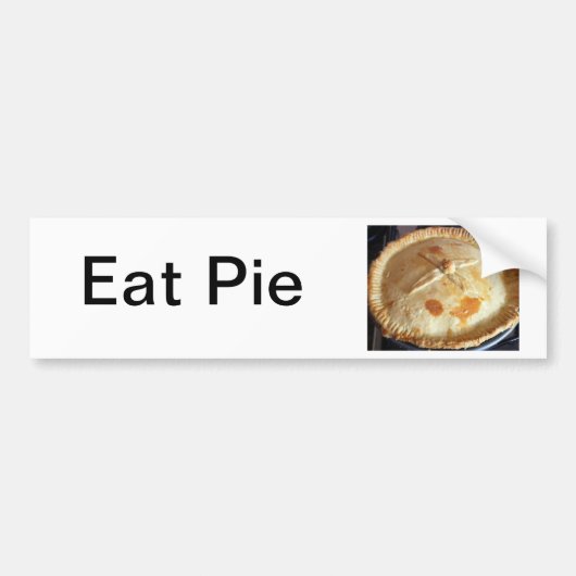 Pie Bumpersticker (Voorkant)