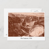 Pie Canyon briefkaart (Voorkant / Achterkant)