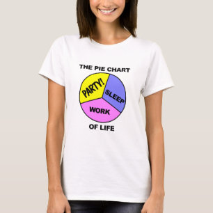 Pie Chart of Life shirt - kies kleur en stijl