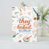 Pie citeert van Janet Clarkson Bedankkaart (Staand voorkant)