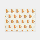 Pie citrouille Fleece Automne Couverture confortab (Devant (Horizontal))