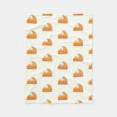 Pie citrouille Fleece Automne Couverture confortab (Devant)