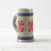 Pie Cutie Rouge Script Police Mug - Coff mignonne (Devant gauche)