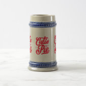 Pie Cutie Rouge Script Police Mug - Coff mignonne (Centre)