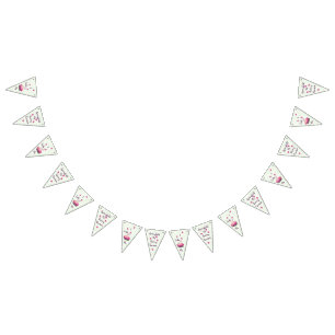 Pie Eating Contest striped Vlaggetjes