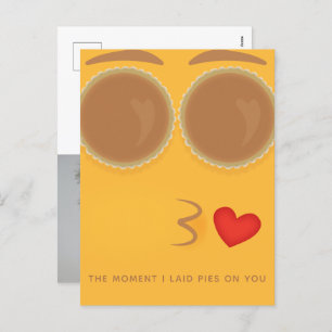 Pie Eyed Kisses Thanksgiving Carte postale