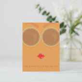 Pie Eyes Photo Thanksgiving Briefkaart (Staand voorkant)