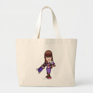 Pie Faerieland Staff Player Grote Tote Bag