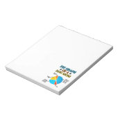 Pie Graph van een hond Notitieblok (Gedraaid)