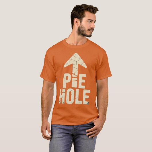 Pie Hole T-shirt (Voorkant volledig)