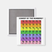 Pie in het gezicht - MAGNET Magneet (Voorkant / Achterkant)