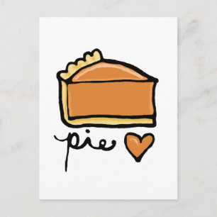 Pie Love. Briefkaart