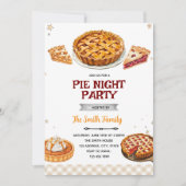 Pie party theme invitation (Devant)
