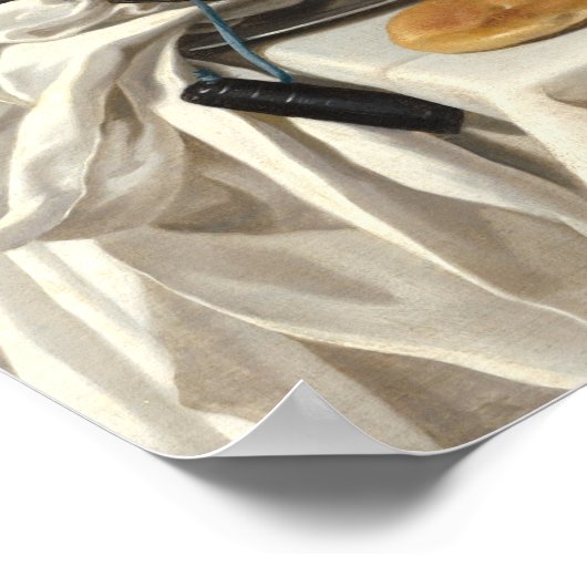 Pie Peacock - Pieter Claesz Poster d'Art (Coin)