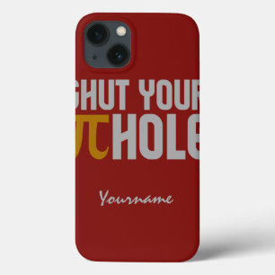 "Pie (pi) Hole" aangepaste monogram hoesjes