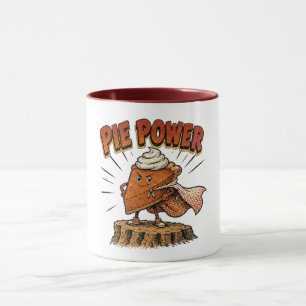 Pie Power Thanksgiving-ontwerp Mok