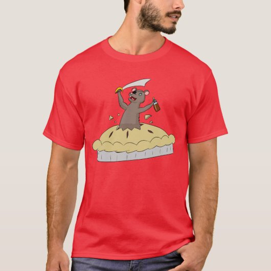 Pie Rat Pirate T-shirt (Voorkant)