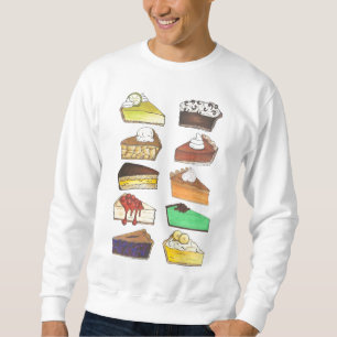 Pie Slice Slices Diner Pies Foodie Sweatshirt