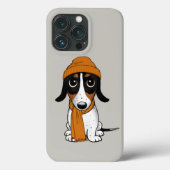 Piebald Dachshund | Cute Hipster Dog Case-Mate iPhone Case (Achterkant)