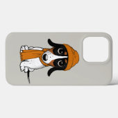 Piebald Dachshund | Cute Hipster Dog Case-Mate iPhone Case (Achterkant (horizontaal))