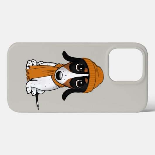 Piebald Dachshund | Cute Hipster Dog Case-Mate iPhone Case (Achterkant (horizontaal))