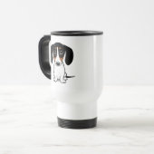 Piebald Dachshund Cute Puppy Travel Mug (Devant gauche)