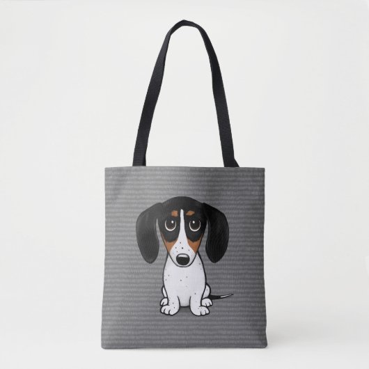 Piebald Dachshund mignon chien chiot Sac fourre-to (Devant)