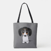 Piebald Dachshund mignon chien chiot Sac fourre-to (Dos)