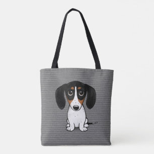Piebald Dachshund mignon chien chiot Sac fourre-to