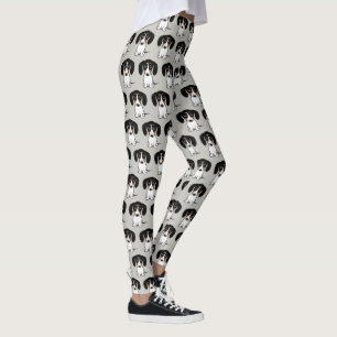 Piebald Dachshund  Puppy Dog gepatenteerd Leggings