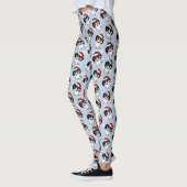 Piebald Dachshund Schattigee Kersthondenvakantie Leggings (Links)