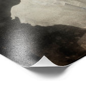 Piebald hert in jurk foto afdruk (Hoek)