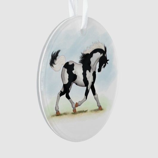 Piebald Overo Pinto Horse (devant)