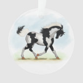 Piebald Overo Pinto Horse (devant)