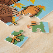 Piece by Piece, We're Thankful Thanksgiving Puzzle Legpuzzel (Zijkant)