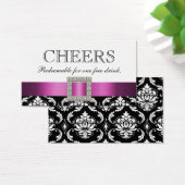 Pièce-cadeau pour boisson à la barre Mariage damas (Bureau)