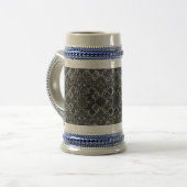 Pièce de dentelle noire Tige large Mug (Devant gauche)
