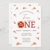 Pièce De Fun 1er Anniversaire Invitation (Devant / Derrière)