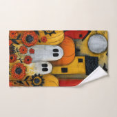 Pièce de patchwork fantaisiste d'Halloween d'art f (Serviette à main)