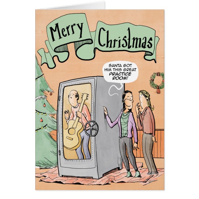 Pièce de pratique en matière de guitare de carte (Devant)