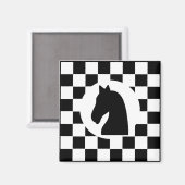 Pièce d'échecs du chevalier - Aimant - Favoris de  (Recto/Verso)