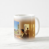 Pièce dorée de solitude, mug pour être seul sans ê (Devant droit)