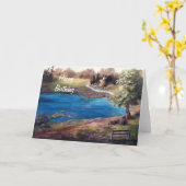 Pièce du Ciel Carte d'anniversaire (Fleur jaune)