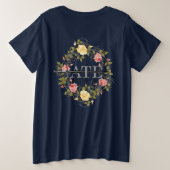 Pièce en t florale d'espoir (Design dos)