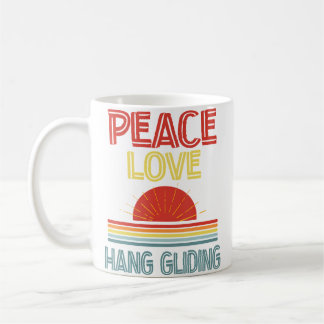 Piece Love Hang Gliding Funny Koffiemok